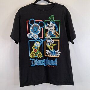 Disney Parks Disneyland Resort Character Black T-shirt Size M